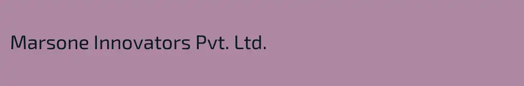 Marsone Innovators Pvt. Ltd.